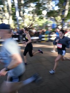 Running the Sydney Morning Herald Half Marathon in May 2013.